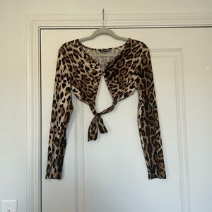 Shein, Size Large (US 8/10), Leopard print